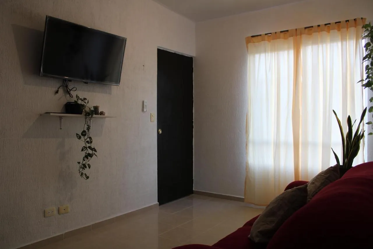 Relajante Y Acogedor Apartamento Con Alberca En Cancún
